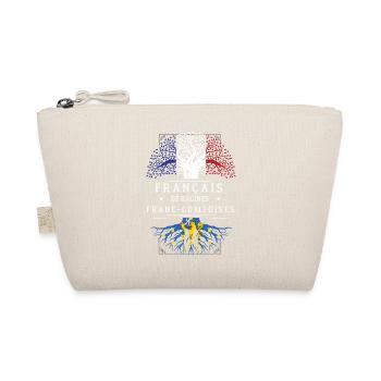 Francais De Racines Franc Comtoises T-Shirt Cad... - Trousse biologique - nature - Devant