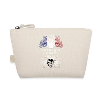 Francais De Racines Corses T-Shirt Cadeau Humour - Trousse biologique - nature - Devant