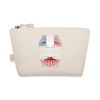 Francais De Racines Chinoises T-Shirt Cadeau Hu... - Trousse biologique - nature - Devant