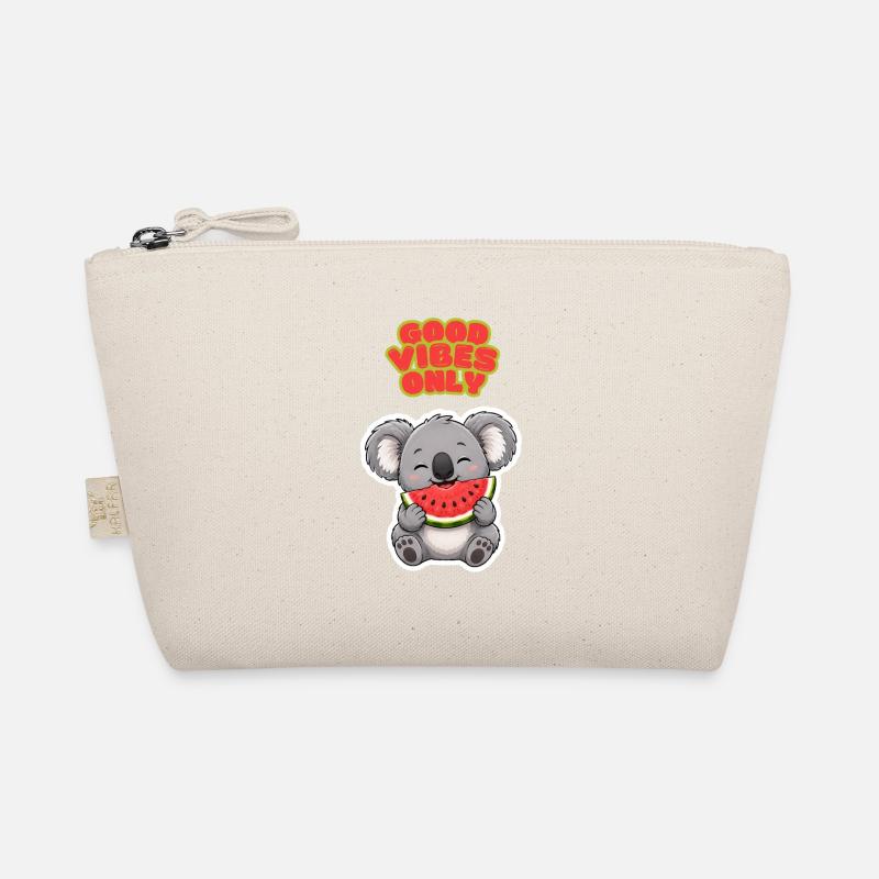 Koala Wassermelone: Gute Vibes Bio-Täschchen