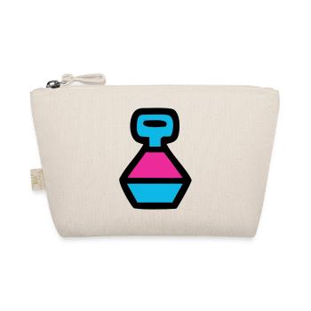  Retro Trinkflasche 90er Pop Art - Bio-Täschchen - Natur - Vorne
