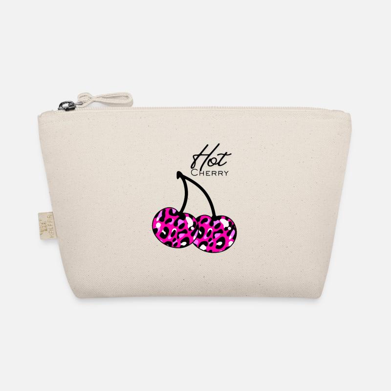 Pink Leopard Muster cherry Bio-Täschchen