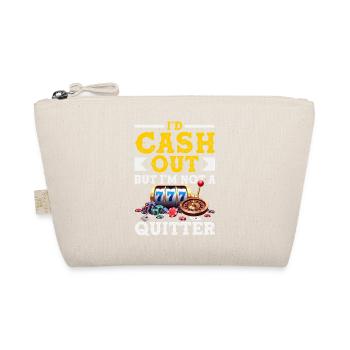 Don't Give Up Casino Roulette Slot Machine Gambling - Organic Pouch - nature - Front