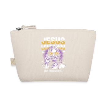 Jesus Loves You Favorite Tee - Organic Pouch - nature - Front