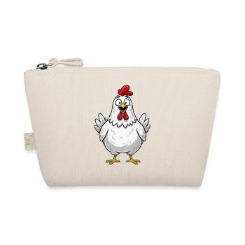 Funny Chicken Chickens Farmers Farmers Gift - Organic Pouch - nature - Front