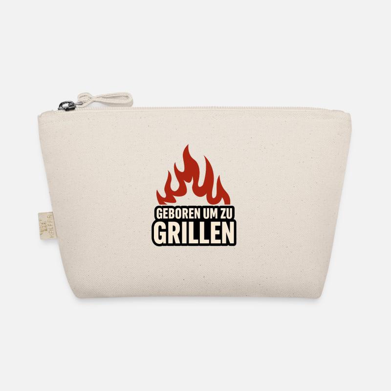 Geboren um zu Grillen - Bio-Täschchen - Natur