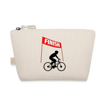Cycling Finish Line - Organic Pouch - nature - Front