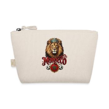 Lion Royal du Maroc - modèle de t-shirt - Trousse biologique - nature - Devant