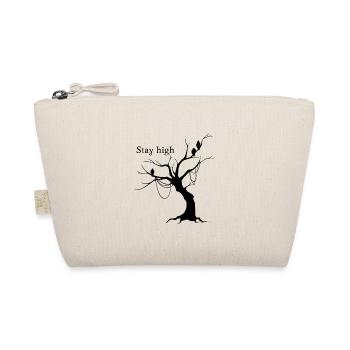 Stay High Spooky Gothic Tree with Birds - Organic Pouch - nature - Front