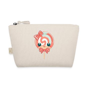 Cœur de nœud caramel sucette - Trousse biologique - nature - Devant