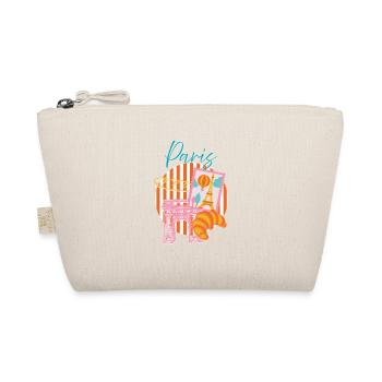 Paris Arc in Postcard Lumière - Organic Pouch - nature - Front
