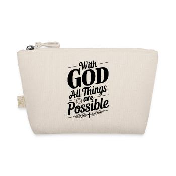 Avec Dieu, tout est possible - Trousse biologique - nature - Devant