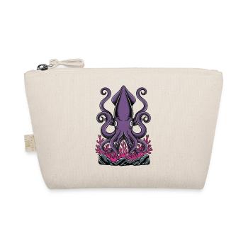Calmar Géant Poulpe Vintage Corail Rose Mer - Trousse biologique - nature - Devant