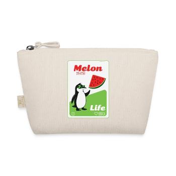 Melon Life Pinguin - Bio-Täschchen - Natur - Vorne