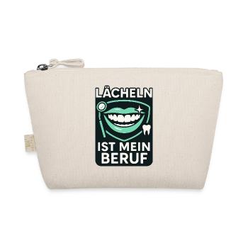 Lächeln ist mein Beruf Dental - Bio-Täschchen - Natur - Vorne