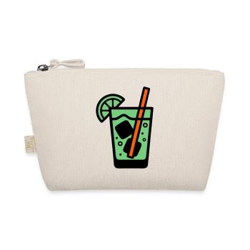 Cocktail Glass Summer Drink Vacances de garçon pour filles - Trousse biologique - nature - Devant