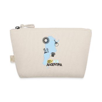 100% Argentina - Bio-Täschchen - Natur - Vorne