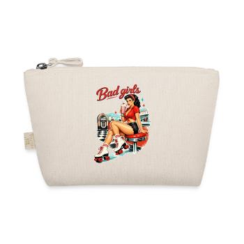 Pin-Up Girl Rétro : Bad Girls style diner années 50 - Trousse biologique - nature - Devant