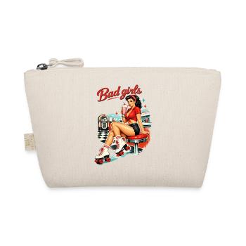 Pin-Up Girl Rétro : Bad Girls style diner années 50 - Trousse biologique - nature - Devant