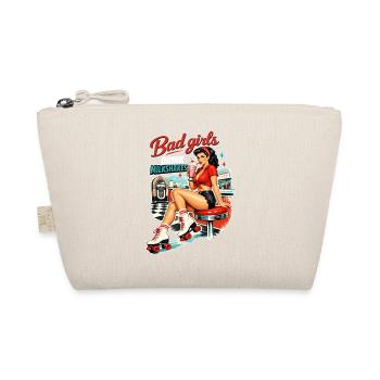 Bad Girls boivent des milkshakes – Pin-up de diner des années 50 - Trousse biologique - nature - Devant
