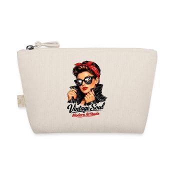 Attitude Soul Moderne Vintage – Pin-Up cool - Trousse biologique - nature - Devant