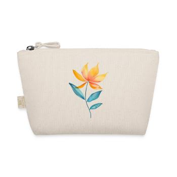 Wildblume Floral Blumen - Bio-Täschchen - Natur - Vorne