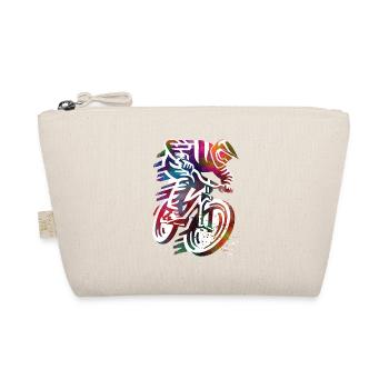 Colorful motorcycle ride - Organic Pouch - nature - Front