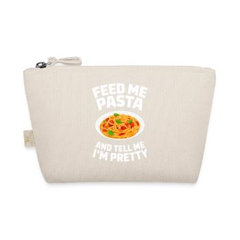 Pasta Spaghetti Nudeln Geschenke - Bio-Täschchen - Natur - Vorne