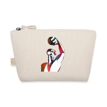 Profile of a water football player - Organic Pouch - nature - Front