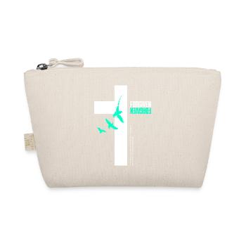 Forgiven Cross & Flying Birds - Bio-Täschchen - Natur - Vorne