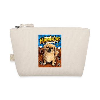 Hundefreund kleine Mila - Bio-Täschchen - Natur - Vorne