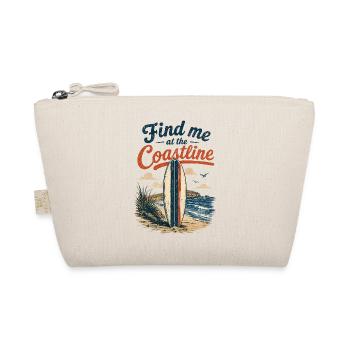Find me at the Coastline Surfboard - Bio-Täschchen - Natur - Vorne