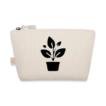 Flower Pot Plant Garden Gardener Gift - Organic Pouch - nature - Front