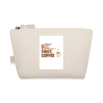 But First, Coffee Spruch Design - Bio-Täschchen - Natur - Vorne