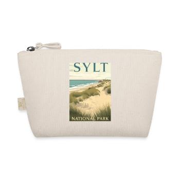 Sylt National Park | Vintage Beach Poster - Organic Pouch - nature - Front
