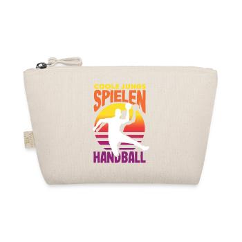 Handball Handballer Handball Trainer Fan Geschenk - Bio-Täschchen - Natur - Vorne