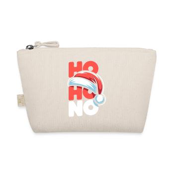Ho Ho No Christmas - Organic Pouch - nature - Front