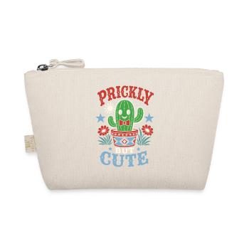 Prickly but Cute Cactus - Organic Pouch - nature - Front