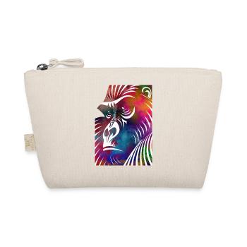 Portrait of a Gorilla - Organic Pouch - nature - Front