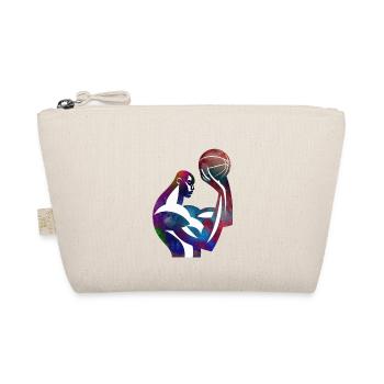Basketball player in Colorful Abstraction - Organic Pouch - nature - Front
