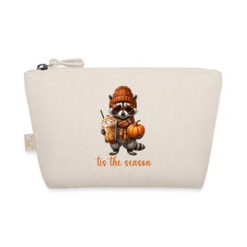 Tis The Season Raccoon - Organic Pouch - nature - Front