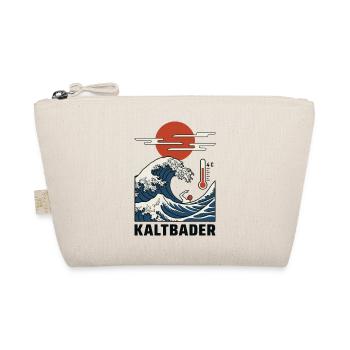 Eisbaden T-Shirt, Kaltbader Shirt Eisduschen Kalt - Bio-Täschchen - Natur - Vorne