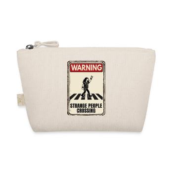 WARNING - Strange People Crossing - HEAVY METAL - Bio-Täschchen - Natur - Vorne