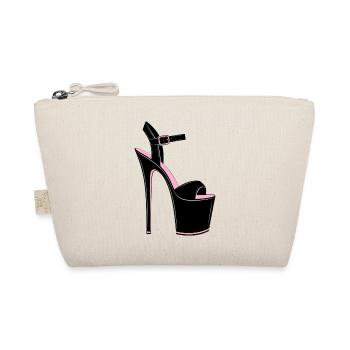 Pole Dance Heels Schwarz-Pink Plateau Schuh - Bio-Täschchen - Natur - Vorne