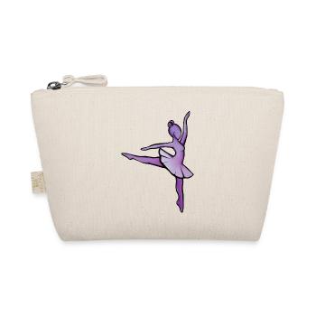 Purple Ballet Silhouette - Bio-Täschchen - Natur - Vorne