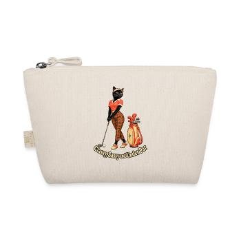 Eleganter Golfer - Bio-Täschchen - Natur - Vorne