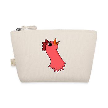 Huhn Kopf - Bio-Täschchen - Natur - Vorne