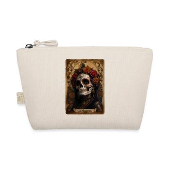 Halloween Sugar Skull Sugarskull Tarot - Bio-Täschchen - Natur - Vorne