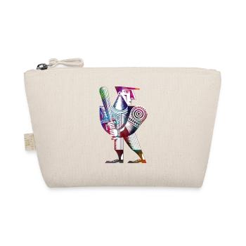 Baseballspieler - Bio-Täschchen - Natur - Vorne