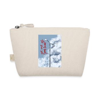 Wolken und Straßenlaterne am Himmel - Bio-Täschchen - Natur - Vorne